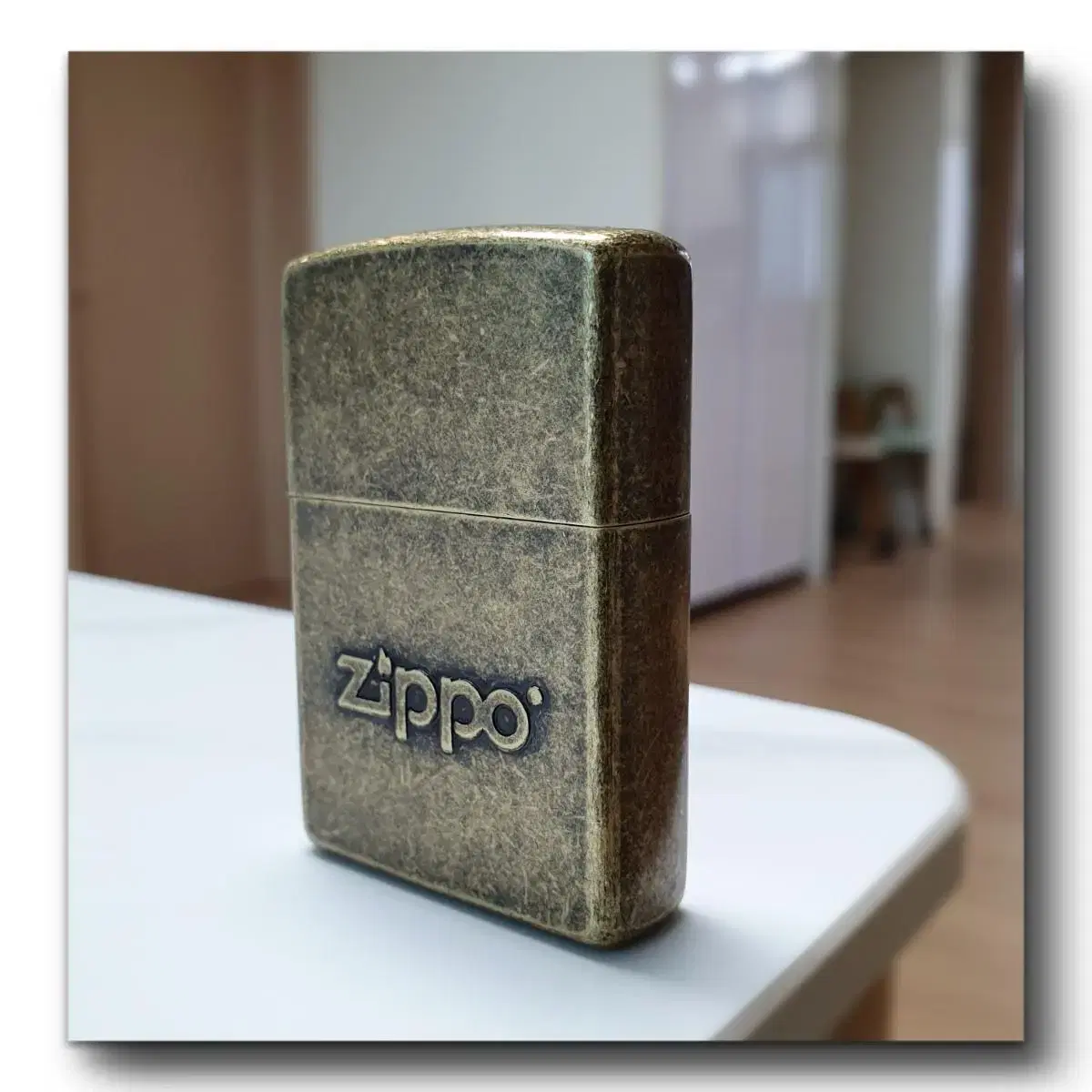 28994 ZIPPO STAMP ANTI BRAS 정품 새 지포라이터